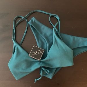 Dark green bikini